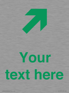 Custom Safe Condition inverse: Green Up right arrow